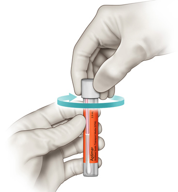 Skru lokket godt på prøverøret